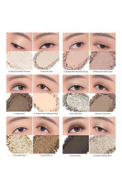 [3CE] Eyeshadow Palette New Take Edition - Raw Neutrals