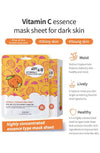 Esfolio Vitamin C Essence Mask Sheet Set 1Pcs, 1Box(10pcs) - Palace Beauty Galleria