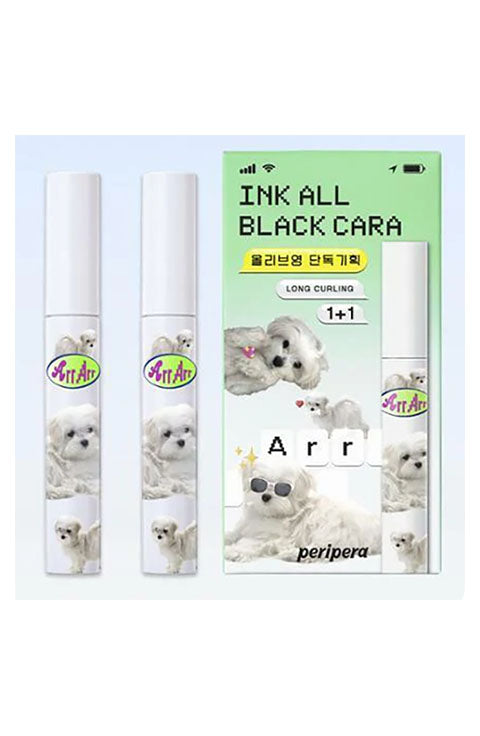 [peripera] Ink All Black Cara Special Set (1+1) - 2Style