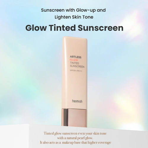 heimish Artless Glow Tinted Sunscreen Shine Beige SPF50+ PA+++ 40ml/1.35fl.oz