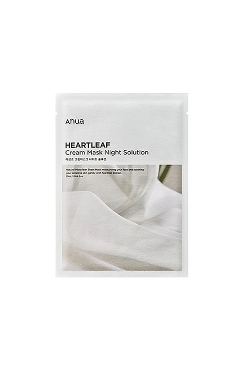 Anua - Heartleaf Cream Mask Night Solution 25Ml | Palace Beauty