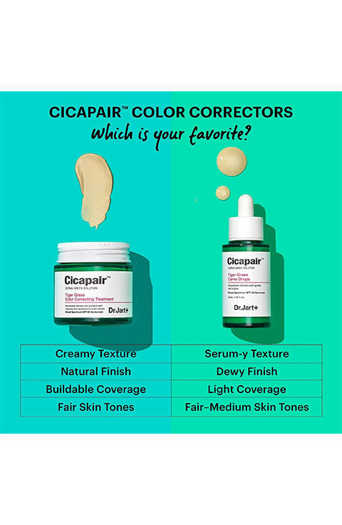 Dr Jart Cicapair Tiger Grass Color Correcting Treatment SPF30