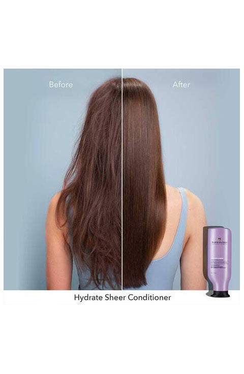 Pureology Hydrate Sheer Shampoo Conditioner 9 fl.oz | Palace Beauty Galleria