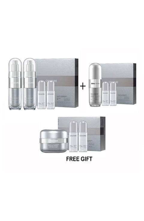 Cellcure duo-vitapep Skin Care Set + ultimate essence special set + Free  Gift Ultimate Cream($210)Set